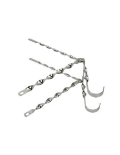 20 Lowrider Flat Twisted Continental Kit Chrome.